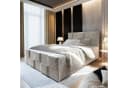 Masseno Boxbett MONA mit Bonell-Matratze und Topper beige Bild 2
