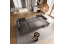 Masseno Ecksofa DENI U-Form mit Schlaffunktion und Bettkasten grau Bild 4