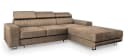 Masseno Ecksofa NOTO L-Form mit Schlaffunktion und Bettkasten Beige Bild 1