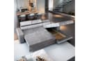 Masseno Ecksofa NOTO L-Form mit Schlaffunktion und Bettkasten Beige Bild 4