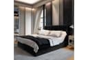 Masseno Boxbett BARINO Schwarz mit Bonell-Matratze und Topper Bild 2
