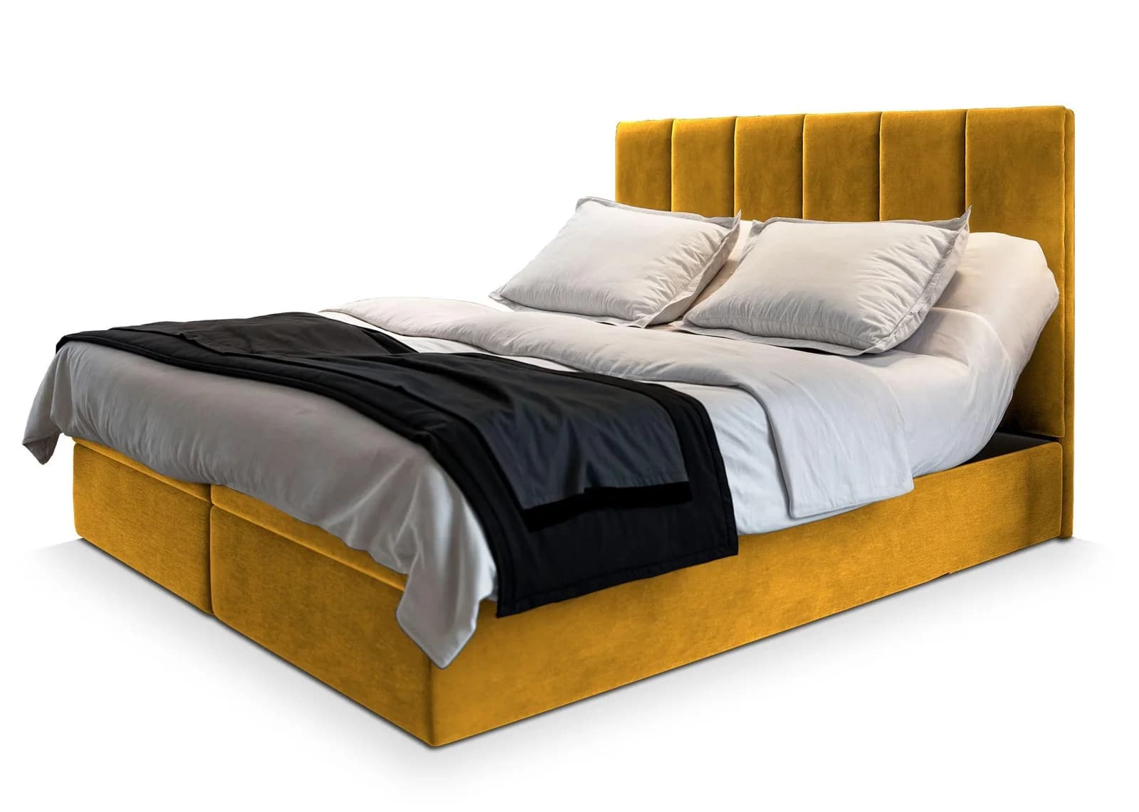 BOXBETT BARINO mit Matratze & Topper - Gelb