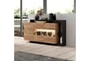 Masseno Kommode ALBINA 155 cm Sideboard Braun Bild 1