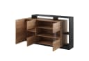 Masseno Kommode ALBINA 155 cm Sideboard Braun Bild 4