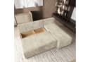 Masseno Ecksofa BRISO mit Schlaffunktion und Bettkasten, L-Form, Gelb Bild 3