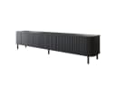 MOEBLINE TV-Schrank ZILLO 215N Schwarz Modernes Lowboard Bild 2