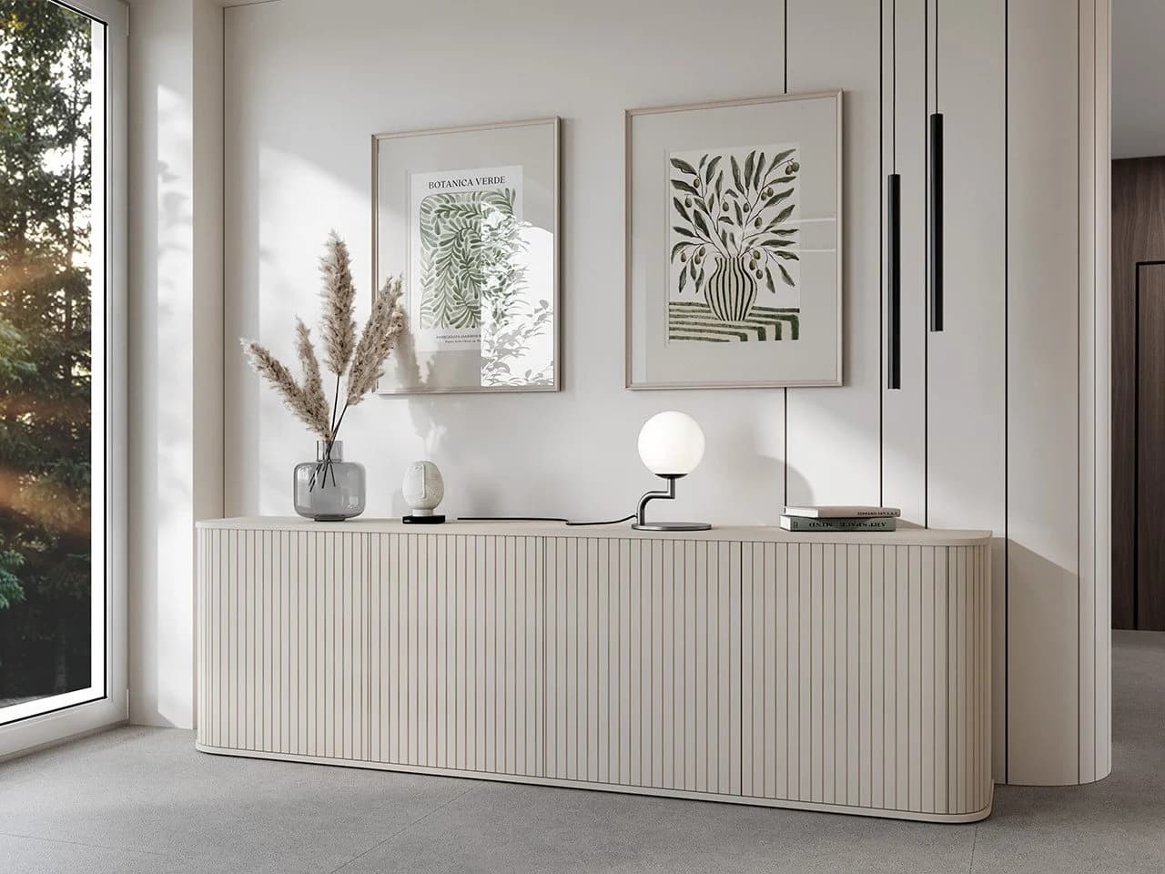 MOEBLINE Kommode Sideboard 4D ZILLO Kaschmir Modern - Bild 2