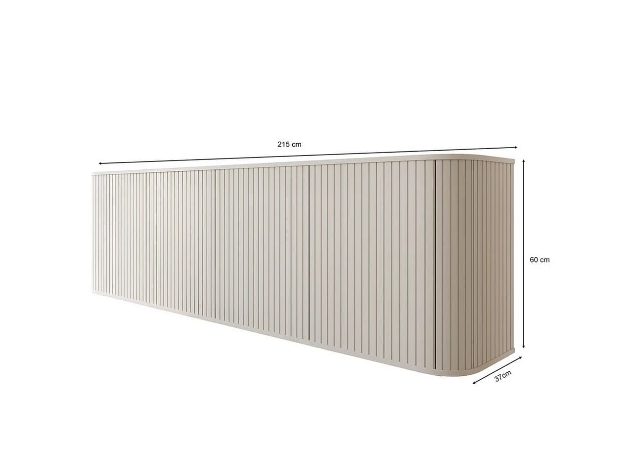 MOEBLINE Kommode Sideboard 4D ZILLO Kaschmir Modern - Bild 3