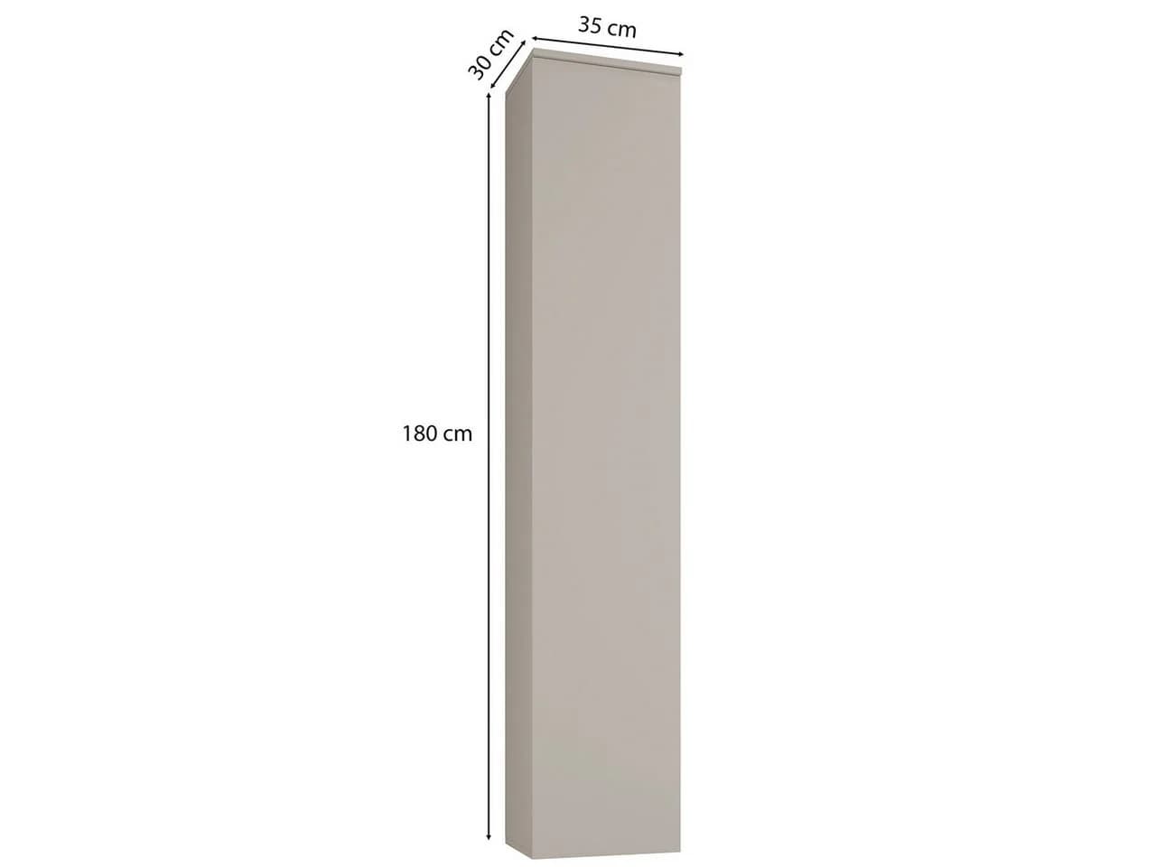 MOEBLINE Wandhängeschrank FIVO 02 kaschmir