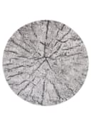 Tapiso Teppich SKY rund Glanzflor Blau/Grau/Creme Bild 2