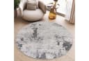 Tapiso Teppich SKY Rund Glanzflor Grau Bild 1