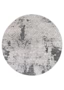 Tapiso Teppich SKY Rund Glanzflor Grau Bild 2