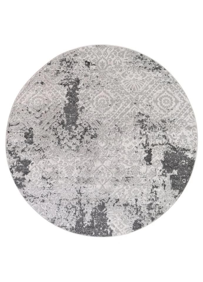 Tapiso Teppich SKY Rund Glanzflor Grau - Bild 2