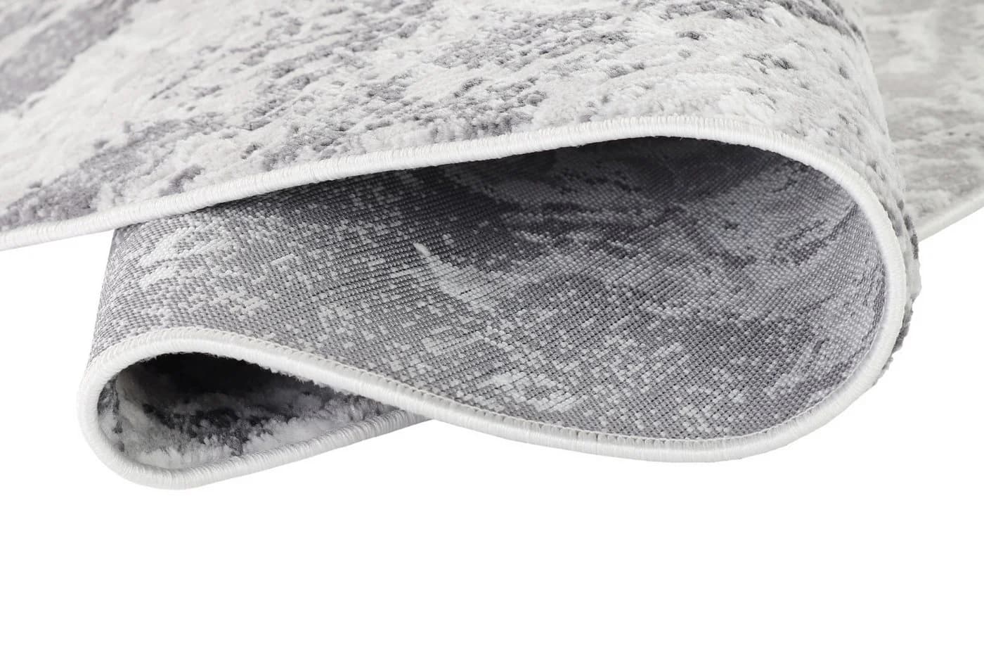 Tapiso Teppich SKY Rund Glanzflor Grau - Bild 5