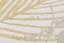 Tapiso Teppich CRYSTAL Rund Modern Design Creme Gold Bild 4