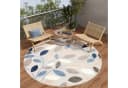 Tapiso Outdoorteppich PATIO Rund 6 mm Indoor Outdoor Wohnzimmer Balkon Bild 1