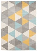 Tapiso Kinderteppich LAZUR Modern Grau Hellblau Kurzflor Rechteckig Bild 2