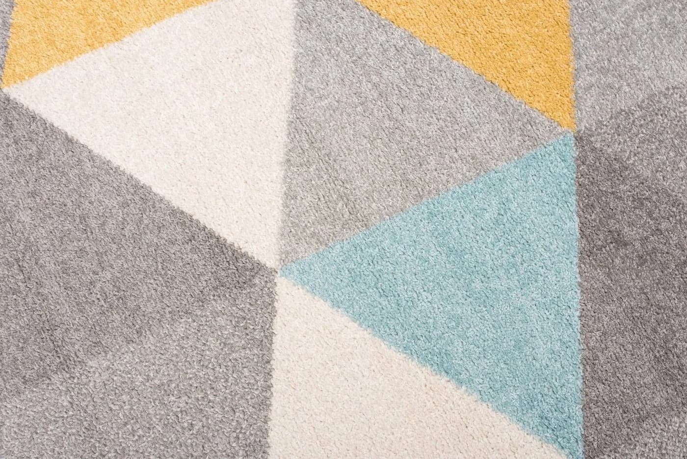 Tapiso Kinderteppich LAZUR Modern Grau Hellblau Kurzflor Rechteckig - Bild 3