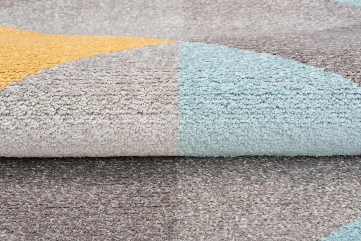 Tapiso Kinderteppich LAZUR Modern Grau Hellblau Kurzflor Rechteckig - Bild 4