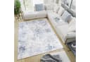 Tapiso Teppich SKY rechteckig Taubenblau Hell mit Glanzflor Bild 1