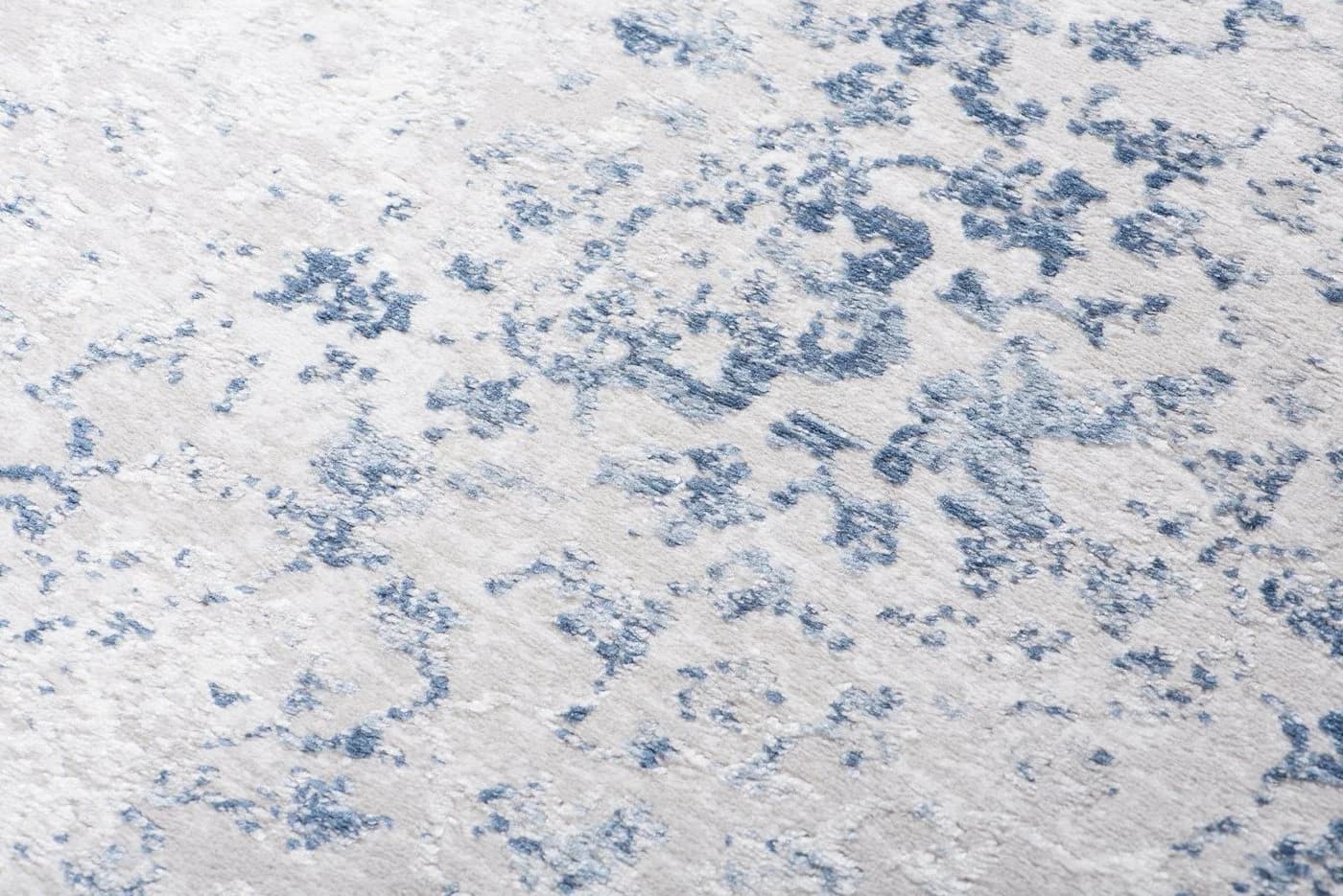 Tapiso Teppich SKY rechteckig Taubenblau Hell mit Glanzflor - Bild 3