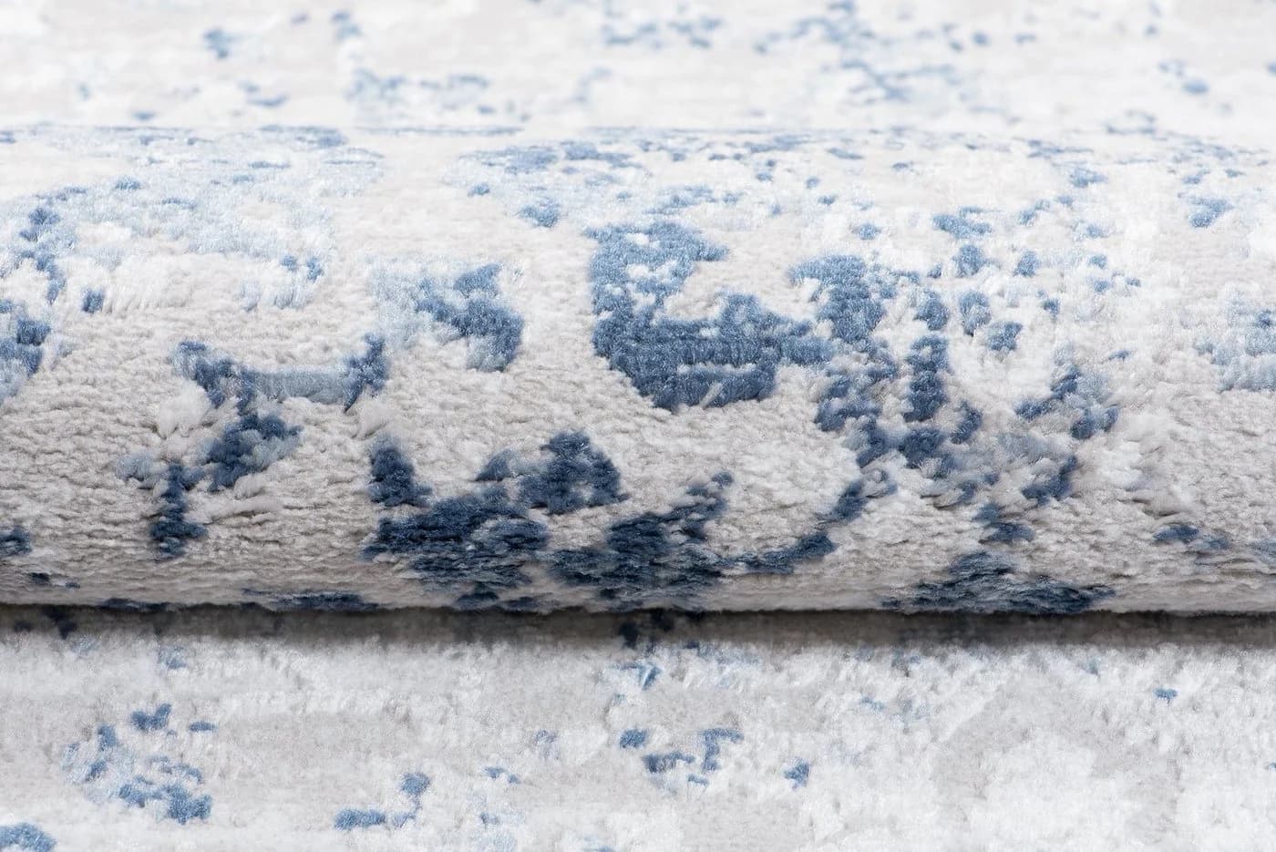 Tapiso Teppich SKY rechteckig Taubenblau Hell mit Glanzflor - Bild 4