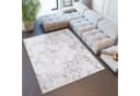 Tapiso Teppich SKY Grau Silber Glanzflor Bild 1