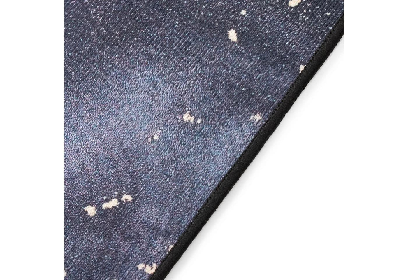 Tapiso Teppich NORA Grau Kurzflor mit rutschfester Rückseite - Bild 4