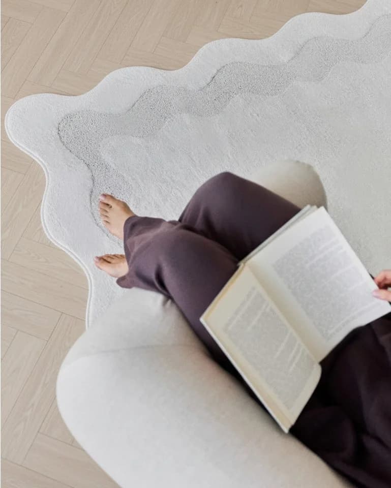Tapiso Designteppich TERRA Kurzflorteppich Creme 11 mm - Bild 4