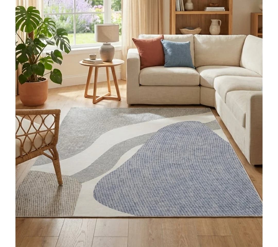Tapiso Designteppich WISP Grau Modern - Bild 3