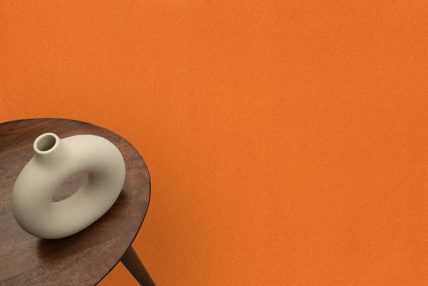 Tapiso Outdoorteppich MONO rund Orange - Bild 4