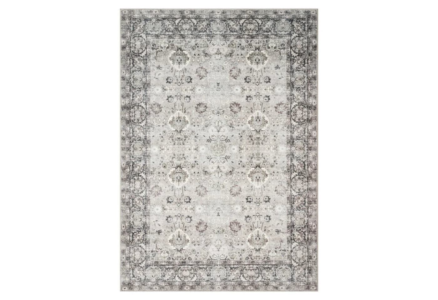 Tapiso Orientteppich ISPAHAN Grau Orientalisch Kurzflor - Bild 2