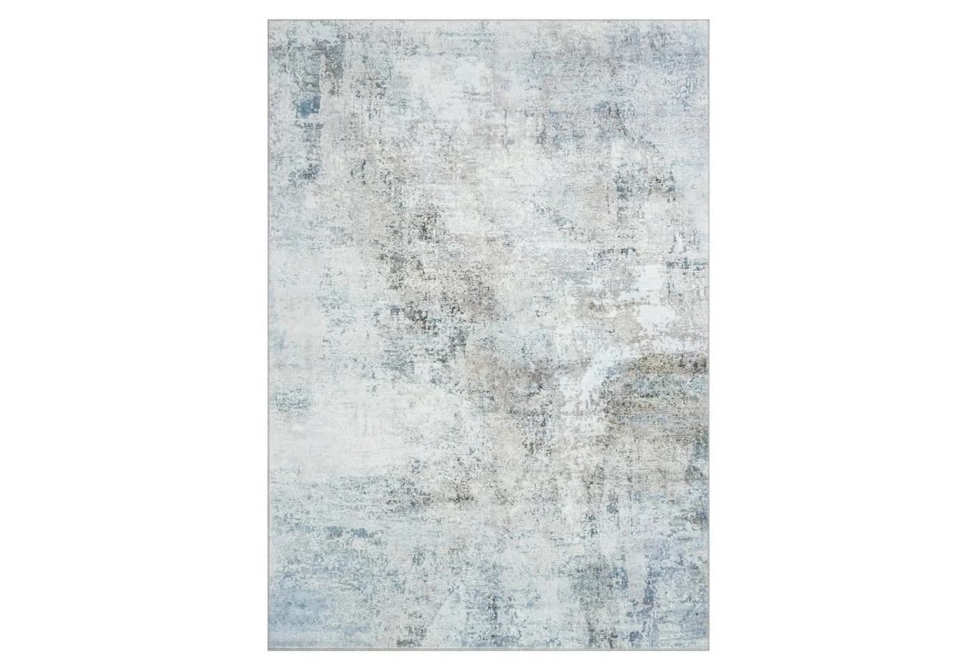 Tapiso Teppich BARI Kurzflor Blau Rutschhemmend OEKO-TEX - Bild 2