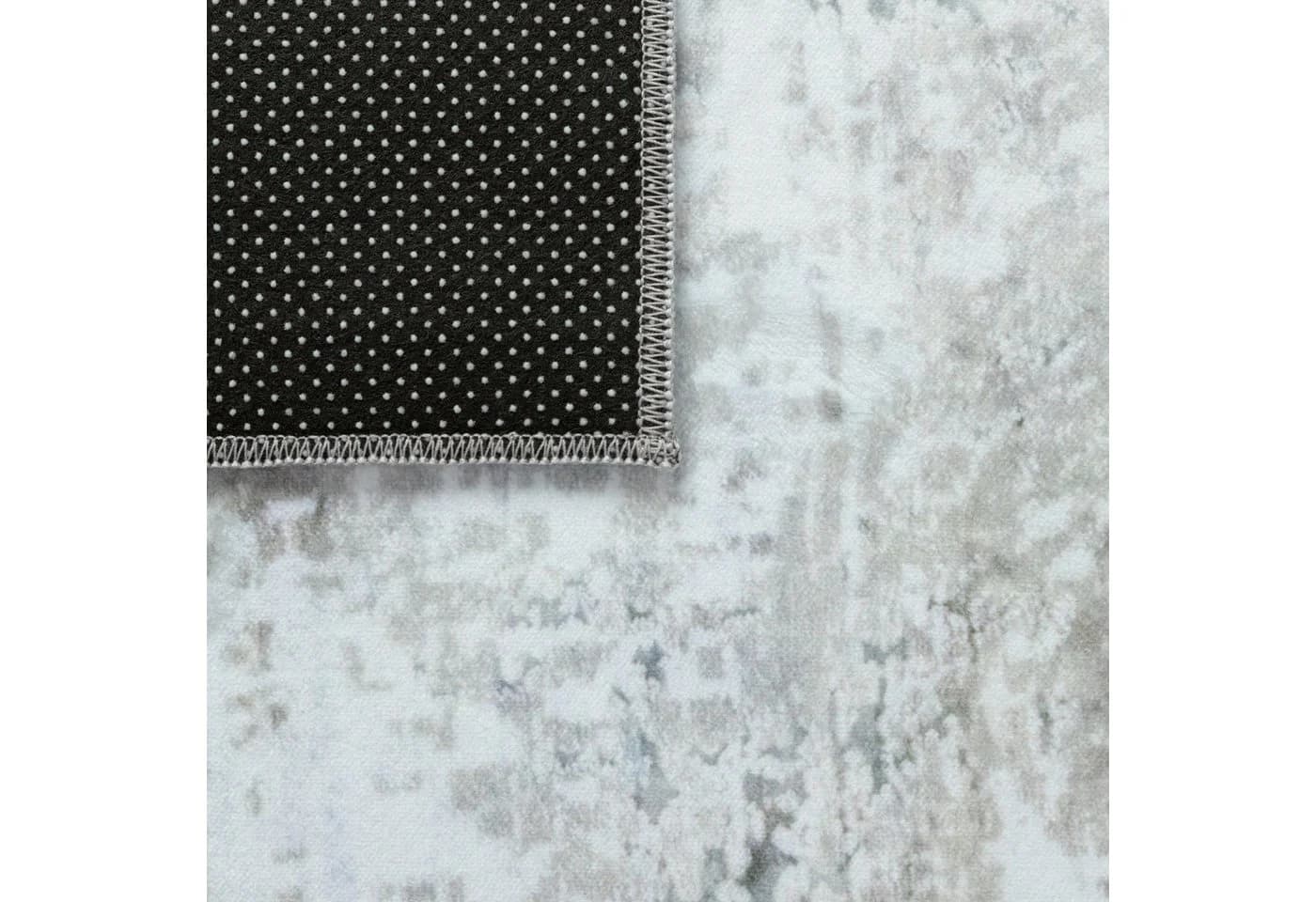 Tapiso Teppich BARI Kurzflor Blau Rutschhemmend OEKO-TEX - Bild 5