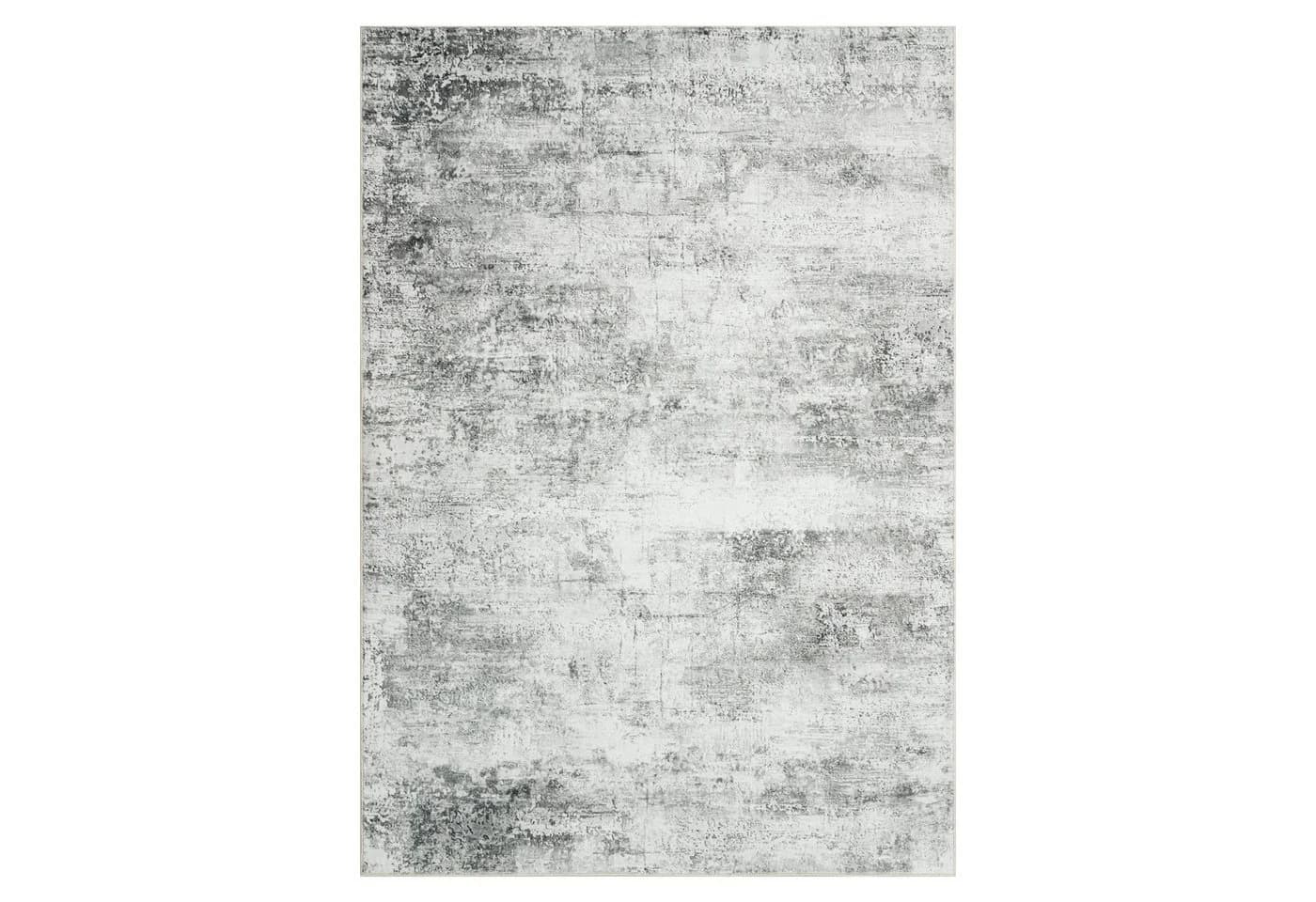 Tapiso Teppich BARI Kurzflor Grau Waschbar Rutschhemmend - Bild 2