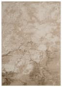 Tapiso Designteppich CRYSTAL Beige Braun Kurzflor Bild 2