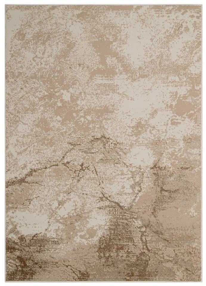 Tapiso Designteppich CRYSTAL Beige Braun Kurzflor - Bild 2