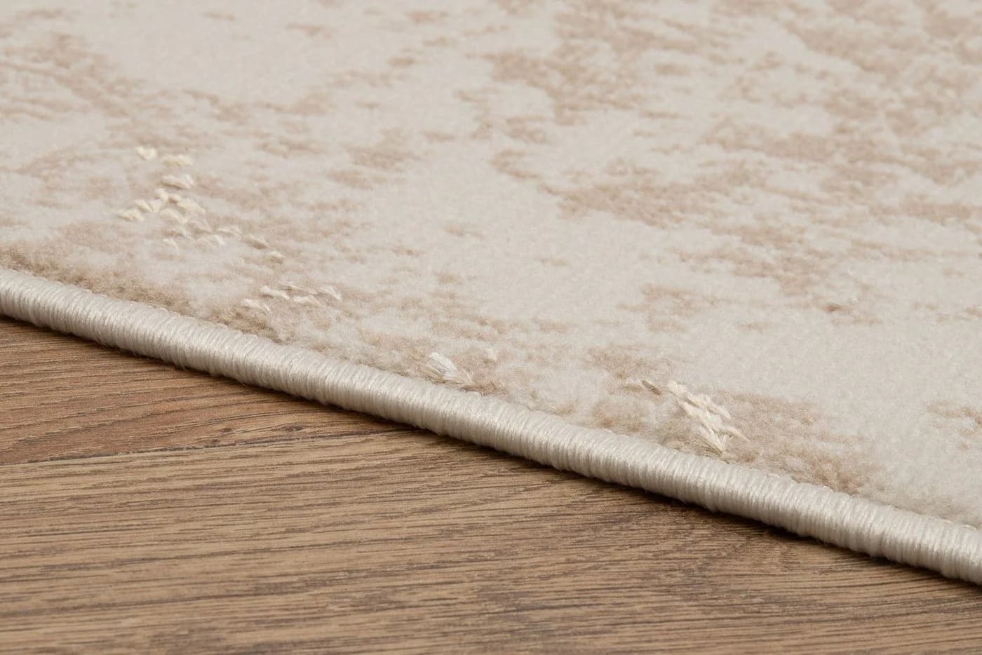 Tapiso Designteppich CRYSTAL Beige Braun Kurzflor - Bild 4