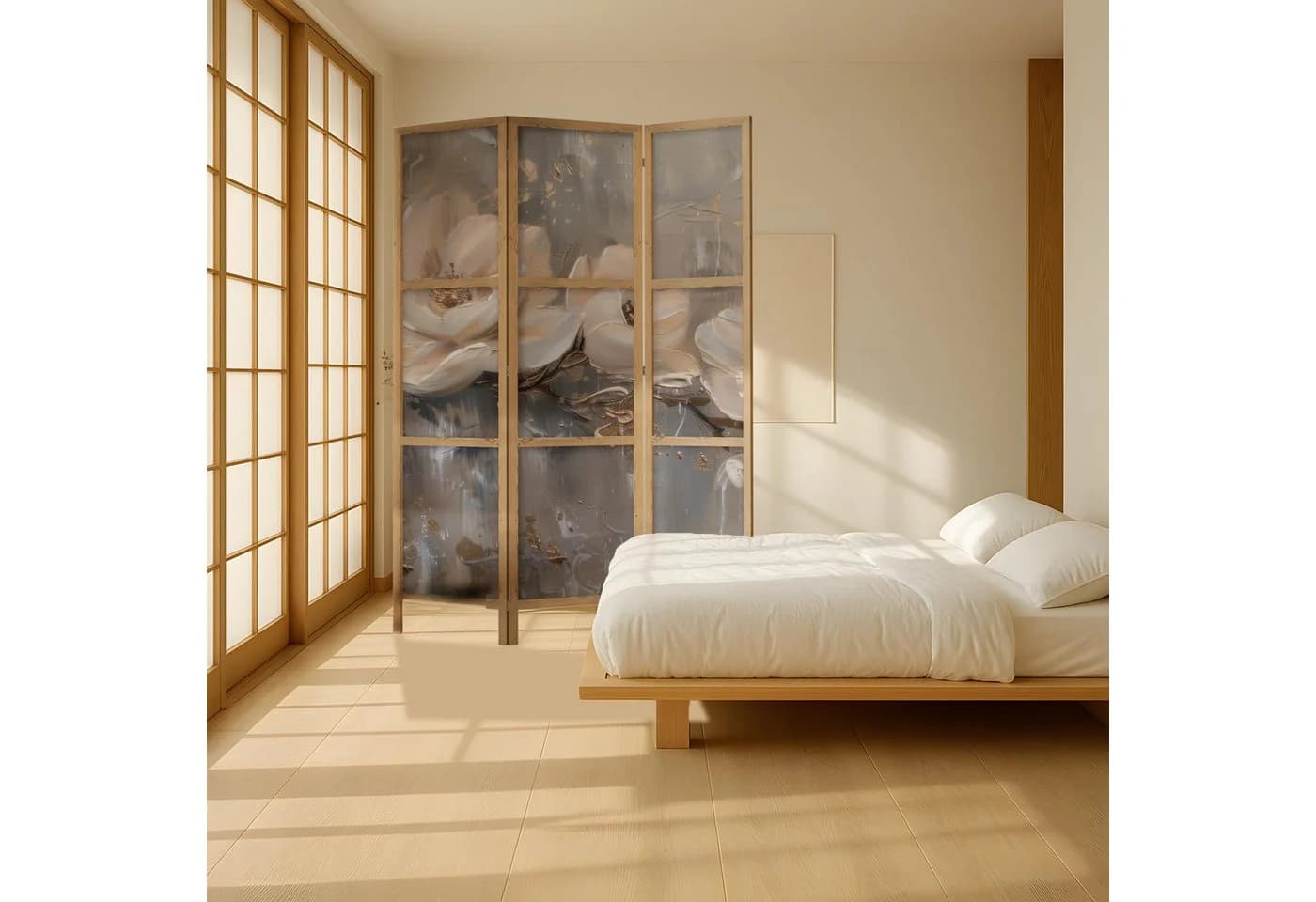 framed concept Paravent Orientalisch Holz Leinwand - Bild 3