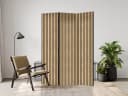 framed concept Paravent Raumteiler Holz Leinwand Beidseitig Bild 1