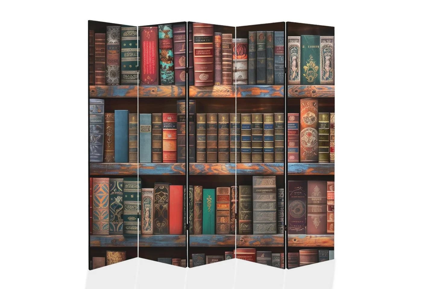 framed concept Paravent Raumteiler Holz Struktur Beidseitig - Bild 2