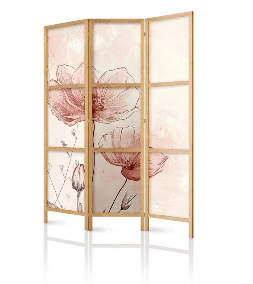 framed concept Paravent Orientalisches Japan-Motiv Holzrahmen - Bild 2