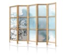 framed concept Paravent Raumteiler Orientalisch Leinwand Holz Bild 2