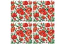PAW Sp. z o.o. Papierserviette 20 Stück ca 33x33 cm - Mohnblumen Bild 2