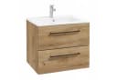 STAMAR Waschtisch Unterschrank 50 cm Craft Eiche Gold 2 Schubladen Soft-Close Bild 5