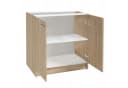 STAMAR Spülenschrank 80 cm Eiche Sonoma 2 Türen Bild 3