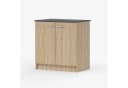 STAMAR Spülenschrank 80 cm Eiche Sonoma 2 Türen Bild 4