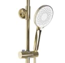wohnwerk.idee Duschsystem Avalon Regendusche Handbrause Gold Matt Schwarz Grau Bild 5