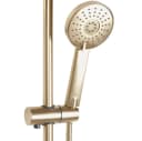 wohnwerk.idee Duschsystem Duschgarnitur mit Thermostat Bliss Matt Gold, 2 Strahlarten Bild 3