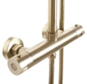 wohnwerk.idee Duschsystem Duschgarnitur mit Thermostat Bliss Matt Gold, 2 Strahlarten Bild 4